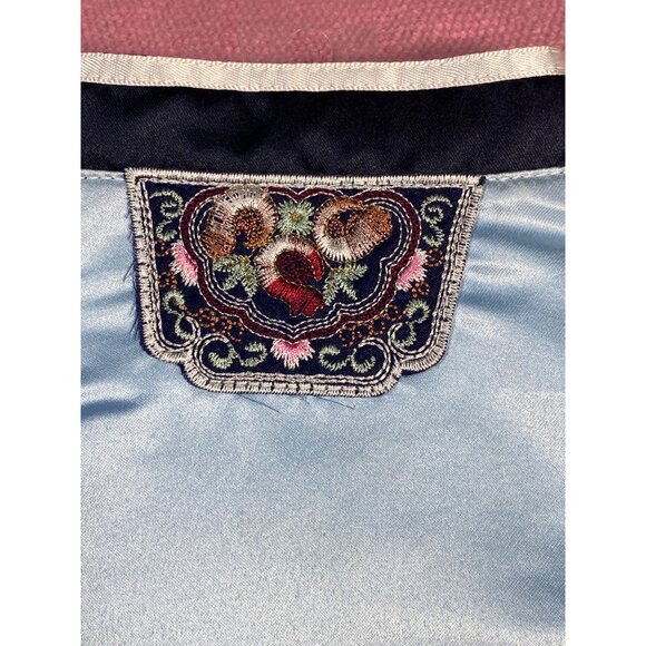 Dogfather Korea Hanbok Traditional Dog Cat Pet Outfit Costume CoSplay XL Blu VTG - Picture 4 of 13